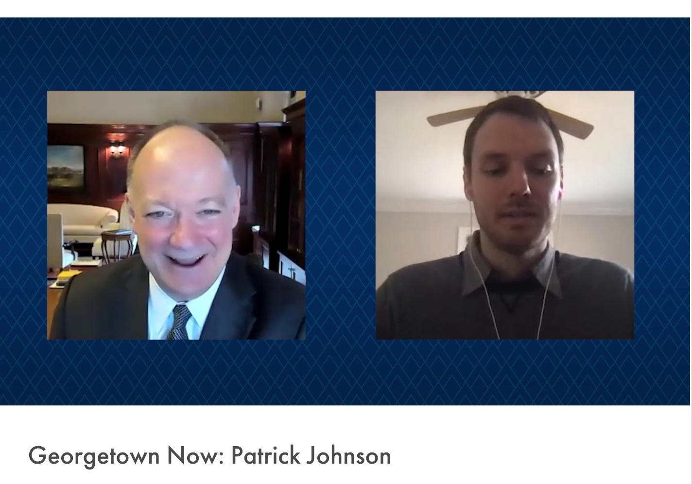 Prof. Patrick Johnson on Now Video Series Department of