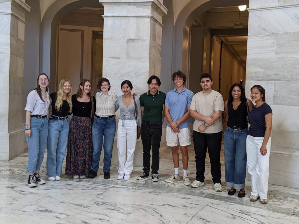 REU 2024 group photo 