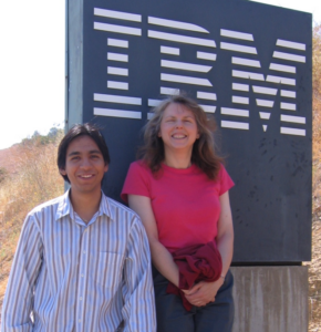 Jesus Cruz Rojas (G' 14) and Barbara Jones