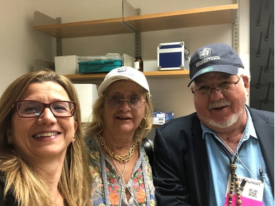 Prof. Paola Barbara, Gwynne Edmund and Robert Edmund