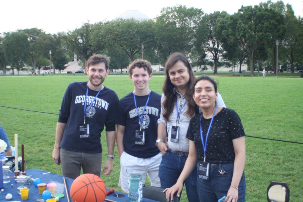 Group picture at astronomy festival