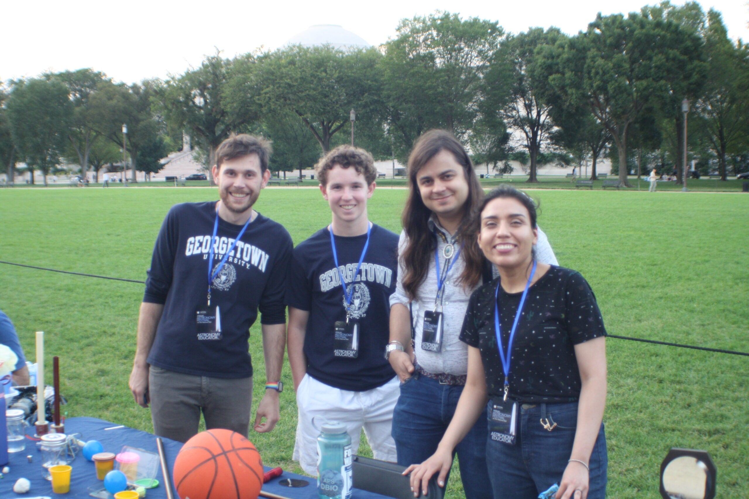 Group photo at astronomy festival