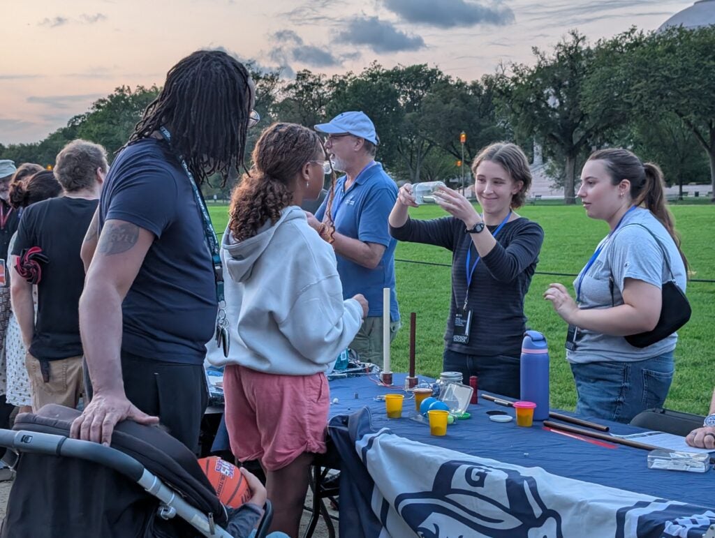Astronomy festival exhibit